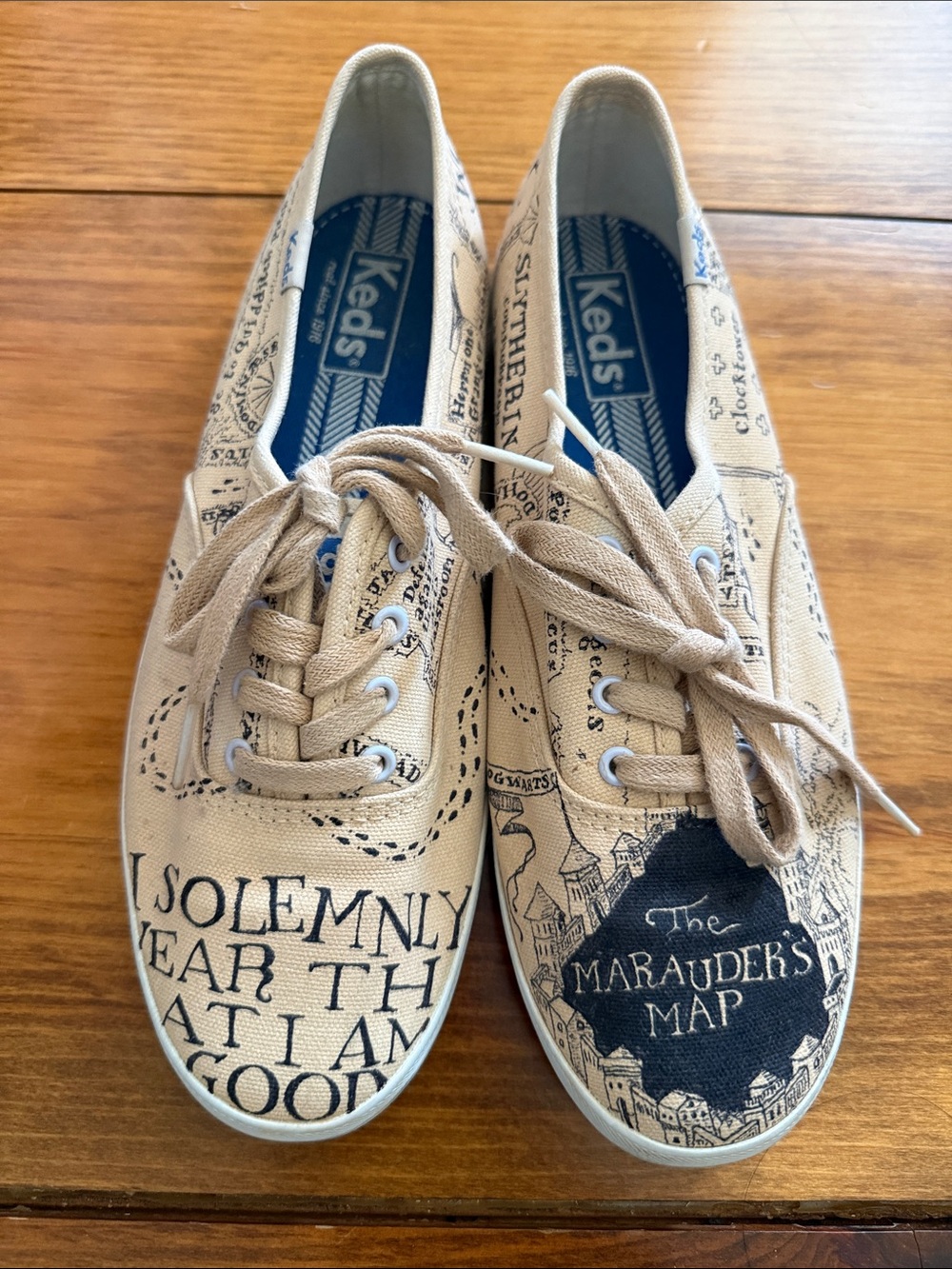 Harry Potter Women's 'Marauder's Map' Canvas Keds Sneakers